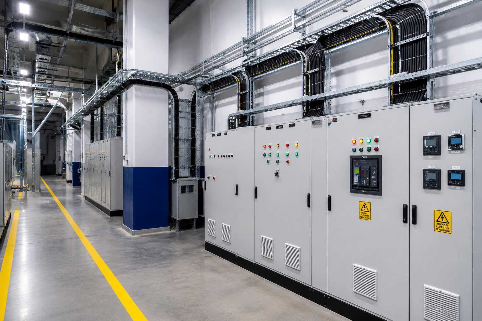 Endüstriyel Elektrik Altyapı Projesi sonrası